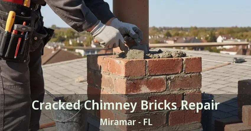 Cracked Chimney Bricks Repair Miramar - FL