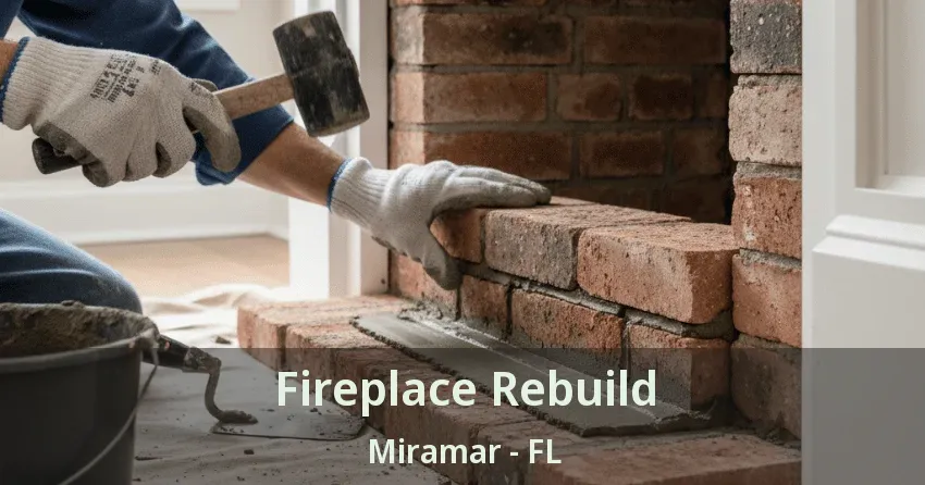 Fireplace Rebuild Miramar - FL