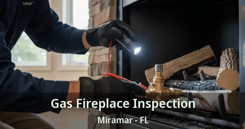 Gas Fireplace Inspection Miramar - FL