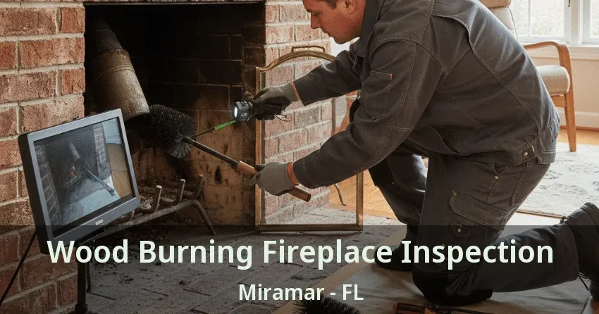 Wood Burning Fireplace Inspection Miramar - FL Wood Burning Fireplace Inspection Miramar - FL